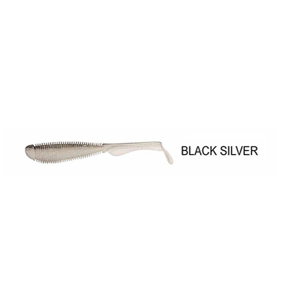 Shad Soul Shad Black Silver 11.5cm 6buc/plic Rapture 11.5cm