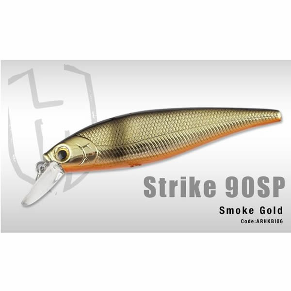 Vobler Strike 90SP 9cm 10gr Smoke Gold Herakles 10gr