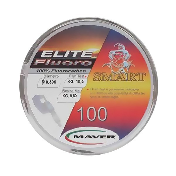 Fir Fluorocarbon Smart Elite, 100m Maver (Diametru fir: 0.10 mm)