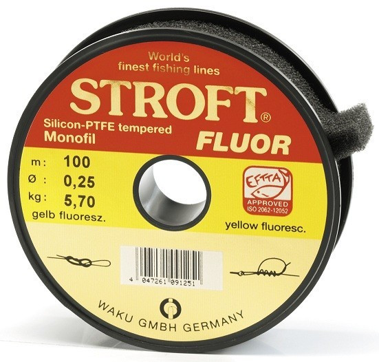 Fir galben FLUO Color 100m Stroft (Diametru fir: 0.25 mm)
