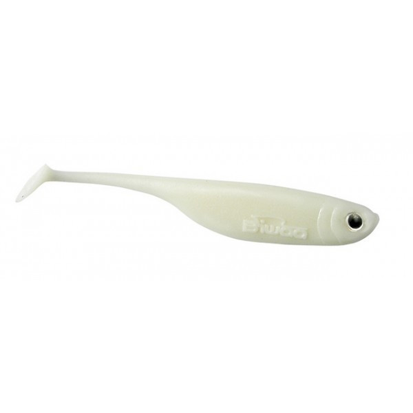 Shad Divinator S Pearl White 6cm, 8buc/plic Biwaa