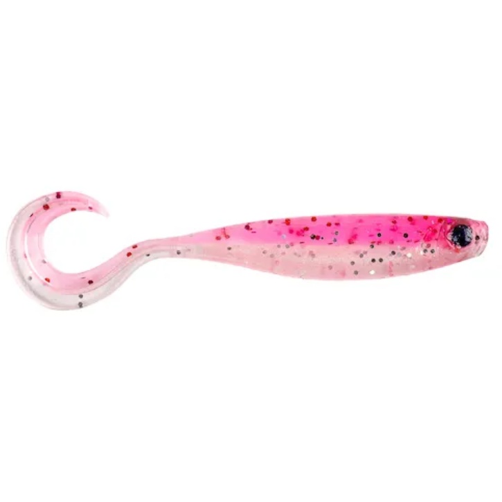 Shad Mustad Mezashi Curly Tail Minnow, Pink Sardine, 9cm, 6buc
