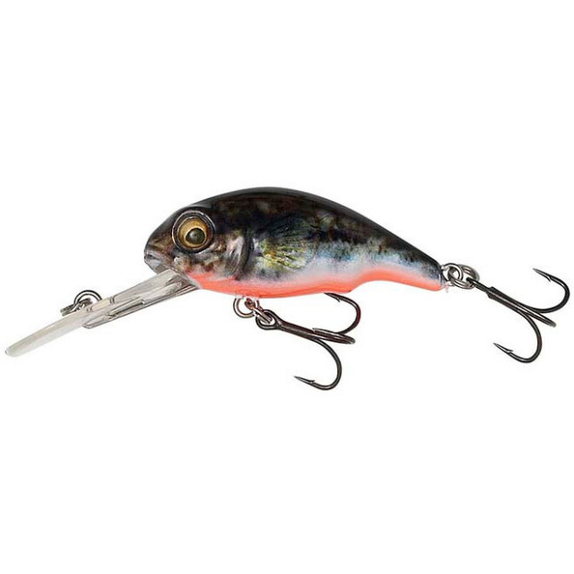 Vobler Savage Gear 3D Goby Crank, F02-UV rosu/negru, 5cm, 7g 5cm