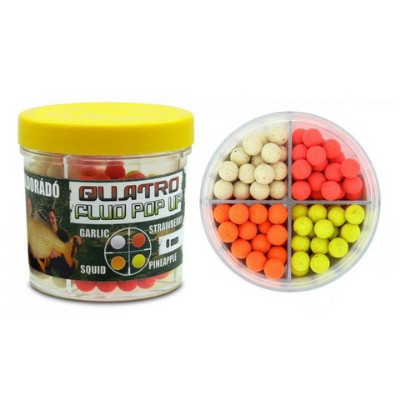 Boiles Haldorado Quatro Fluo Pop Up, 50 g (Marime: 8 mm) Pret Super Mic (Marime