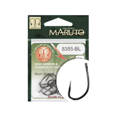 Carlige Maruto 8355-BL, barbless, 10buc (Marime: 6)