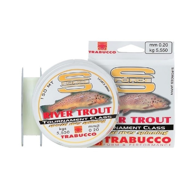 Fir S Force Spin-River Trout 150m Trabucco (Diametru fir: 0.28 mm)