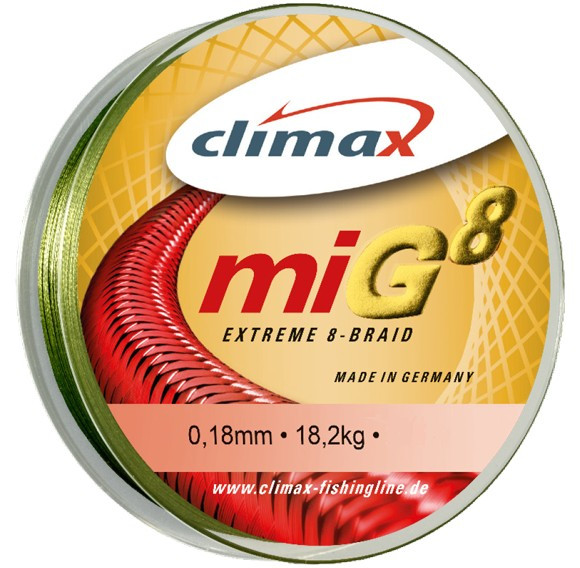 Fir Textil Climax MIG 8, verde, 135m (Diametru fir: 0.08 mm)