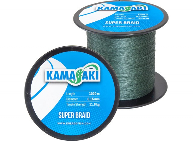 Fir textil Kamasaki Super Braid 1000m (Diametru fir: 0.10 mm)
