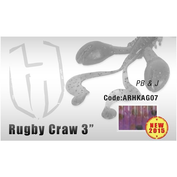 Grub Rugby Craw 3″ 7.6cm PB & J Herakles 7.6cm