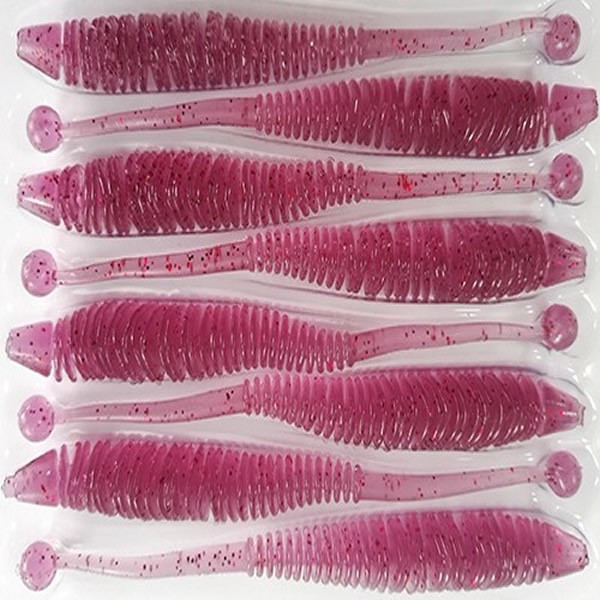 Naluca Evoke Worm UV Purple 10cm, 8buc/plic Rapture 10CM
