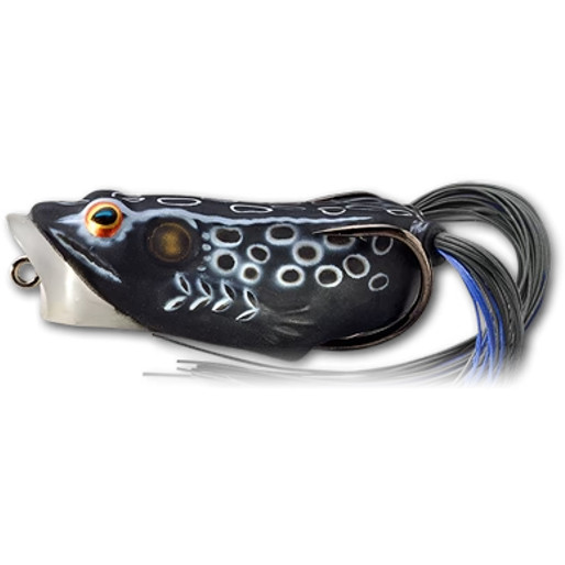 Naluca Livetarget Hollow Frog Popper, culoare Black-Black, 5.5cm, 11g 11g