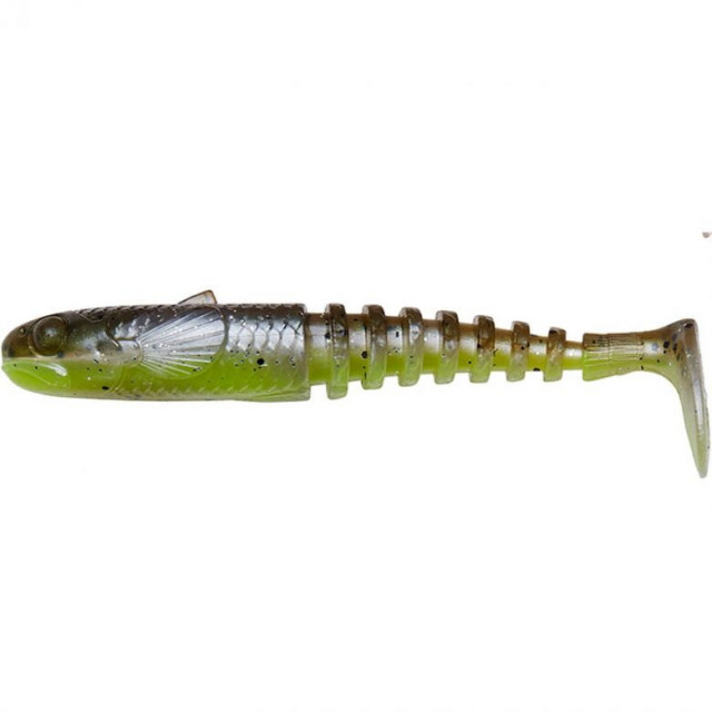 Shad Savage Gear Gobster, culoare Green Pearl Yellow, 7.5cm, 5g, 5buc 5buc/