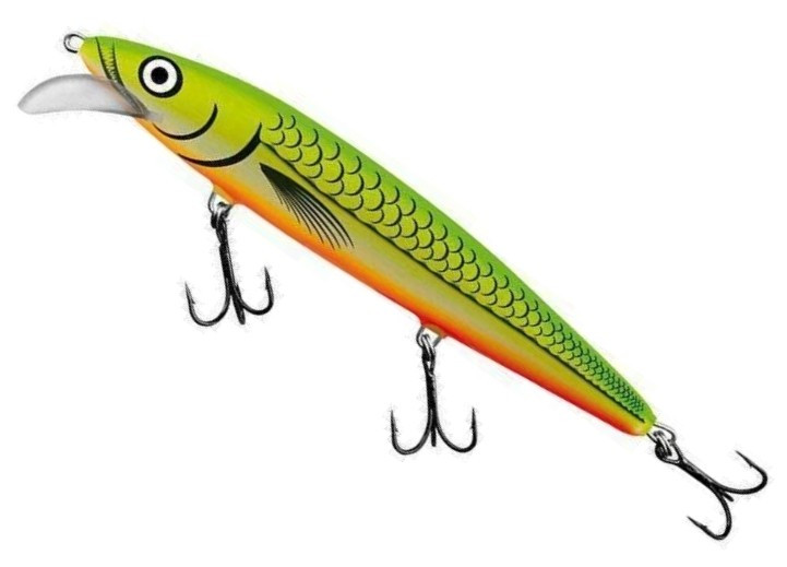 Vobler Salmo Whacky Floating, culoare GFF, 12cm, 14g