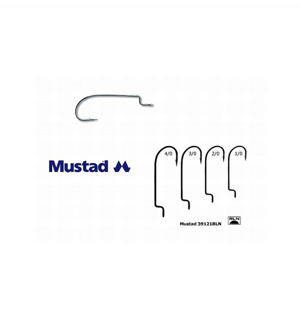 Carlig nichel offset pentru twister MUSTAD