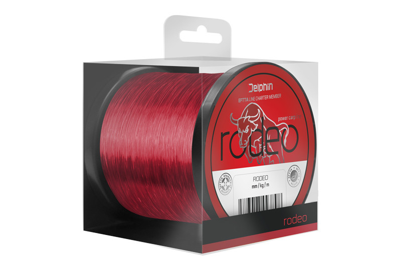 Fir Monofilament Delphin Rodeo, Rosu, 1200m (Diametru fir: 0.30 mm) Delphin imagine 2022