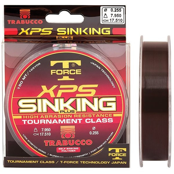 Fir monofilament Trabucco XPS Sinking Plus, maro, 150m