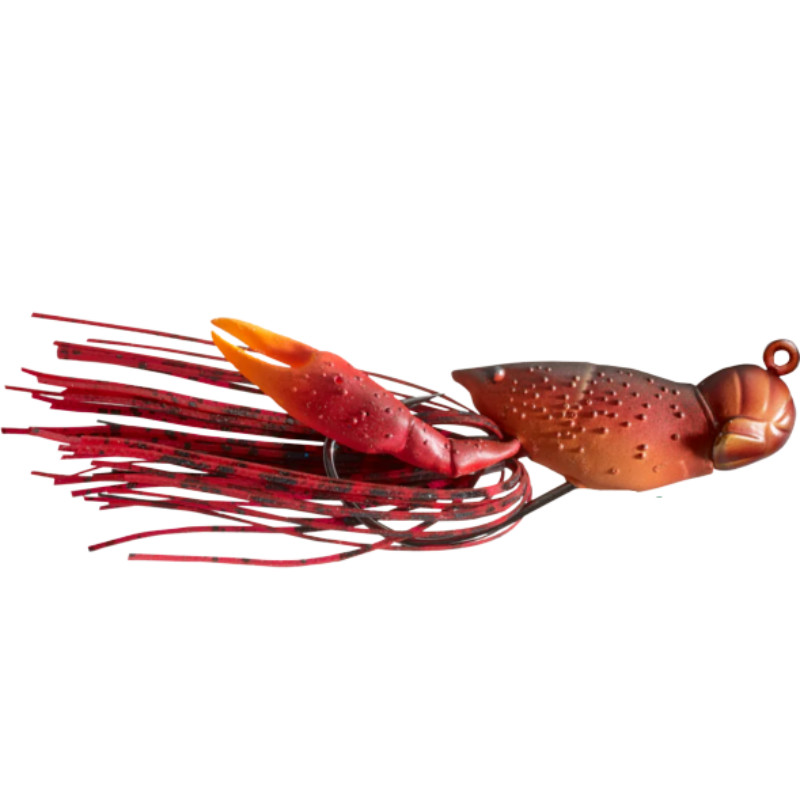 Naluca Livetarget Hollow Crawfish Jig, culoare Red, 4.5cm, 14g 14g