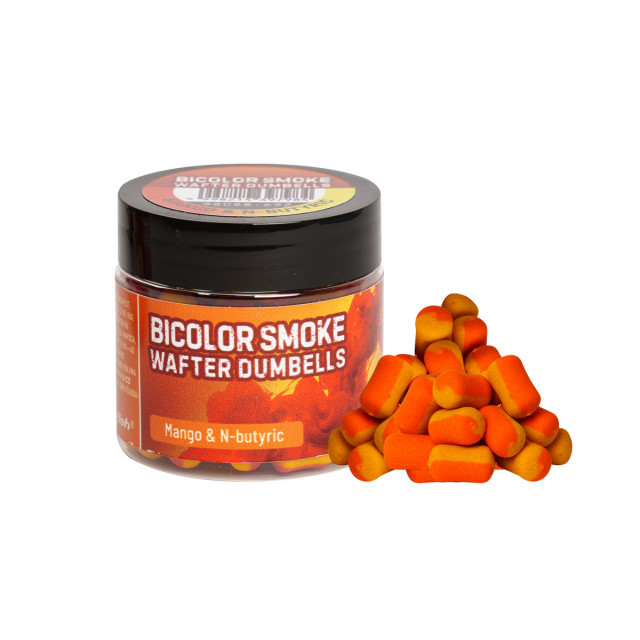 Pop up Bicolor Smoke Wafter Dumbells Benzar Mix, 10×8 mm, 30ml (Aroma: Ananas N-Butiric) Benzar