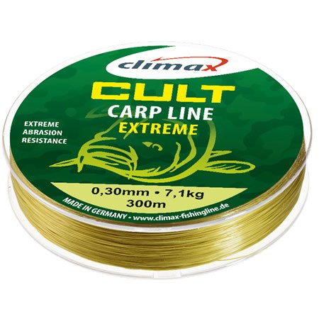 Fir Climax Cult Carp Extreme, verde, 300m (Diametru fir: 0.28 mm) Pret Super Mic (Diametru