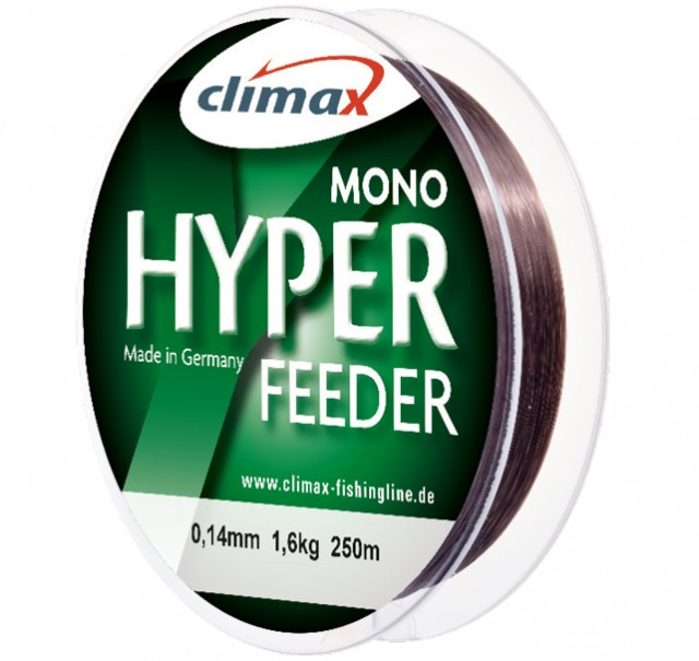 Fir Monofilament Climax Hyper Feeder, maro, 250m (Diametru fir: 0.14 mm) 0.14