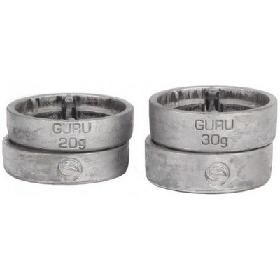 Set plumbi Guru X-Change, Light, 2x20g – 2x30g, 4bc 2x20g