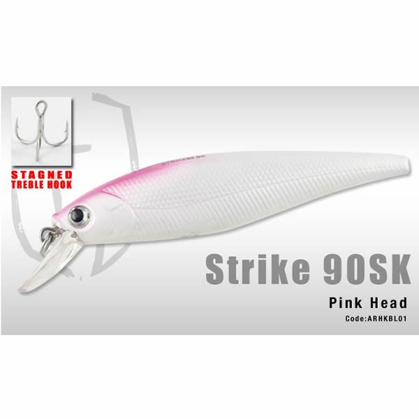 Vobler Strike 90SK 9cm 11gr Pink Head Herakles 11gr