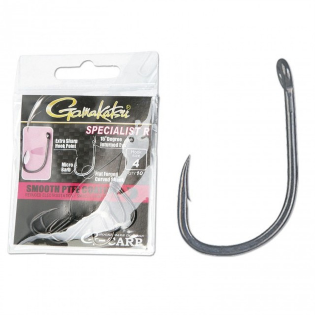 Carlige G-Carp Specialist RX 10 buc/plic Gamakatsu (Marime Carlige: Nr. 2)