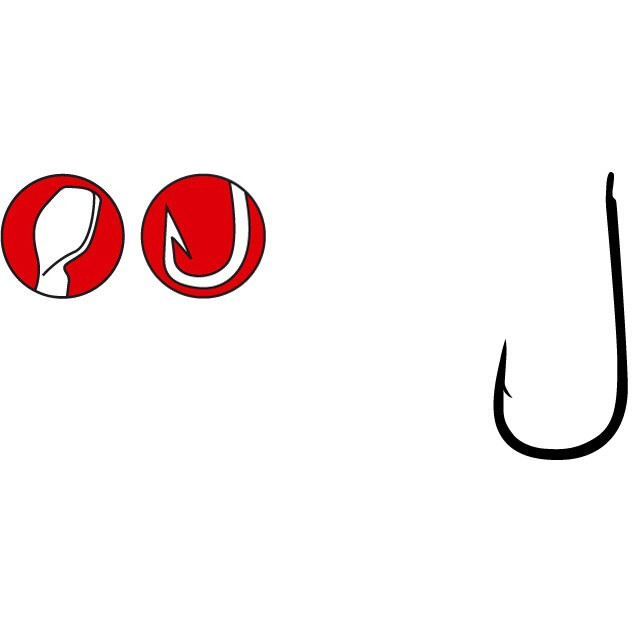 Carlige Gamakatsu Red LS-1310R, 25buc