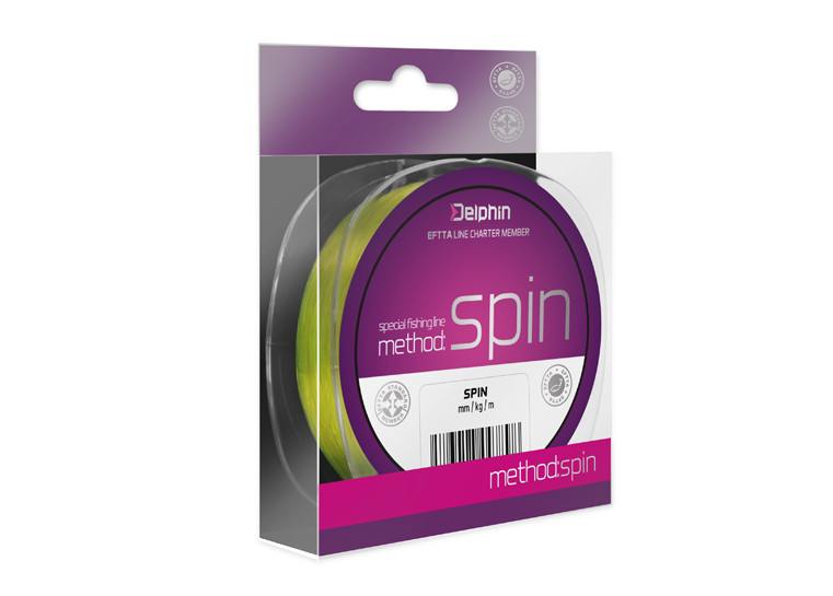 Fir Monofilament Delphin Method Spin, Galben, 200m (Diametru fir: 0.20 mm) Delphin imagine 2022