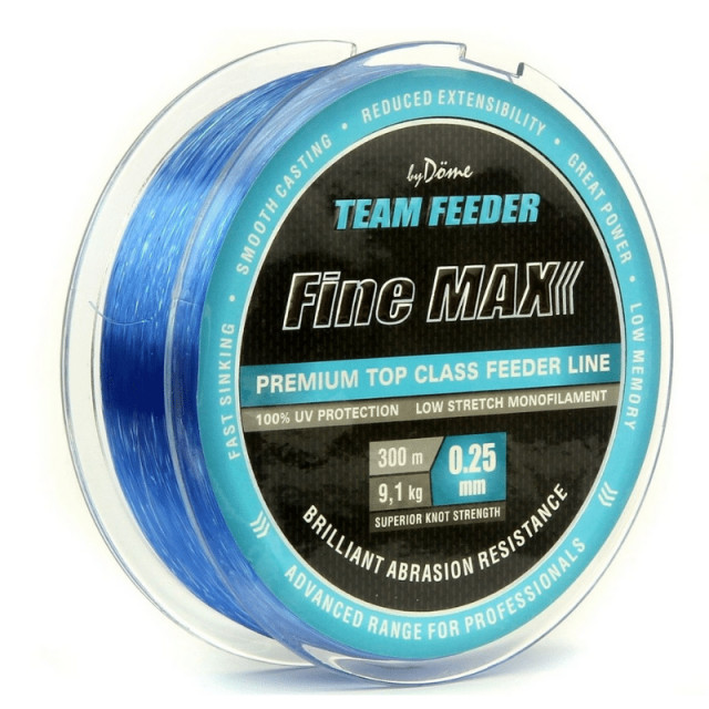 Fir Team Feeder by Dome Fine MAX, albastru, 300m (Diametru fir: 0.25 mm)
