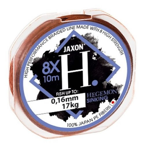 Fir textil Jaxon Hegemon 8X Sinking, 10m (Diametru fir: 0.10 mm)
