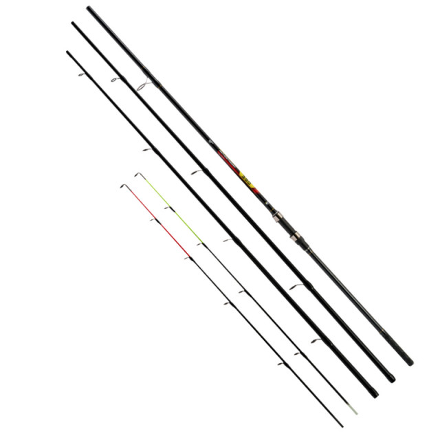 Lanseta Benzar Classic Method Feeder, 100-150g, 3+2 tronsoane (Lungime lanseta: 3.60m) Benzar imagine 2022