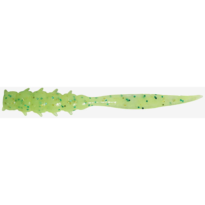 Naluca Jackall Good Meal Skinny, culoare Hot Lime Glow Chartreuse, 3.8cm, 8buc/plic 3.8cm