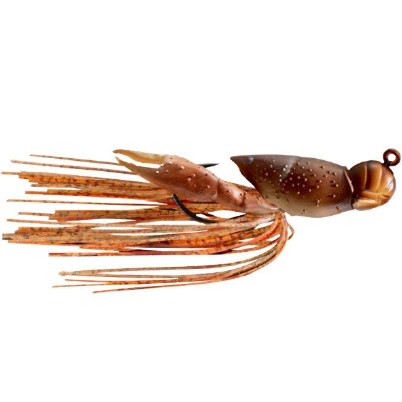 Naluca Livetarget Hollow Crawfish Jig, culoare Natural-Brown, 4.5cm, 14g 14g