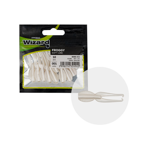 Naluca soft EnergoTeam Wizard Froggy, culoare 001, 5cm, 10buc 001