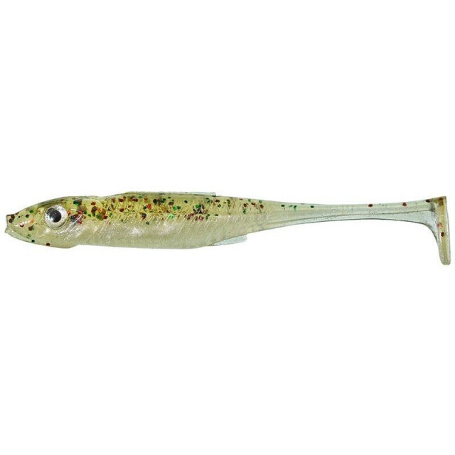 Shad Gunki Whiz, Brown Sugar Green Red Flake, 12.5cm, 4buc 12.5cm