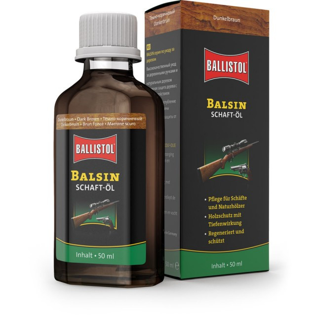 Ulei lemn maro inchis BALSIN 50ml Ballistol
