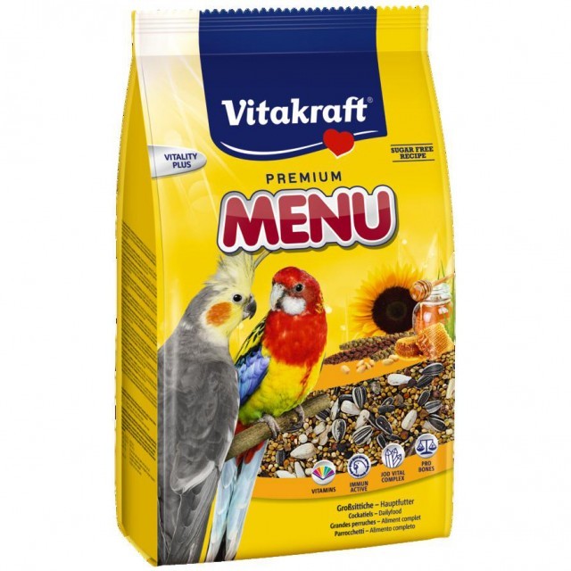 Hrana pentru pasari, Vitakraft Meniu Nimfa, 3Kg