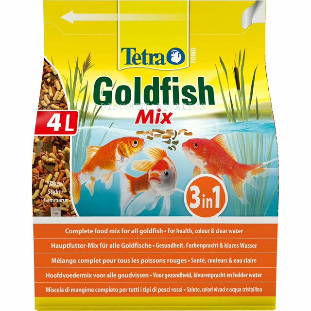 Hrana pentru pesti iaz, Tetrapond Goldfish Mix, 4L