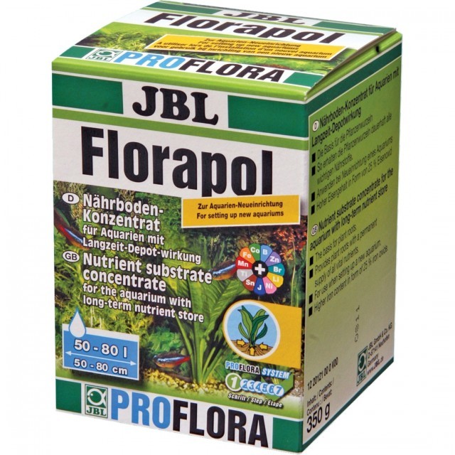 Fertilizator pentru plante acvariu, JBL Florapol 100, 350g