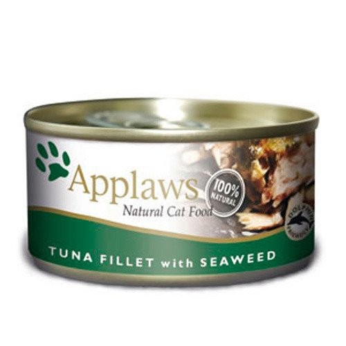 Hrana umeda pentru pisici, Applaws Ton si Alge Marine, 156 g