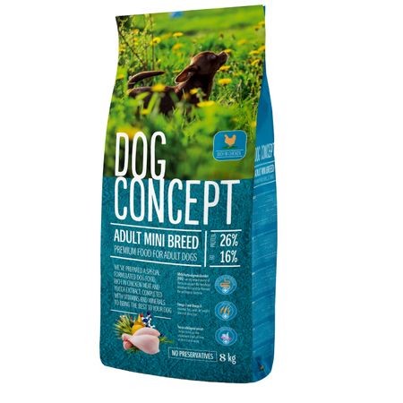 Hrana uscata pentru caini, Dog Concept, Adult Mini Breed, 8 Kg