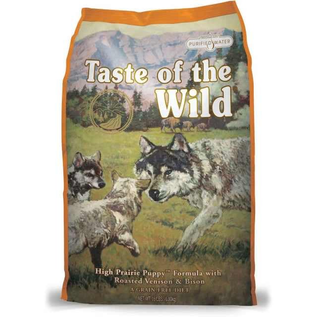 Hrana uscata pentru caini, Taste of the Wild, High Prairie Puppy, 12,2 Kg