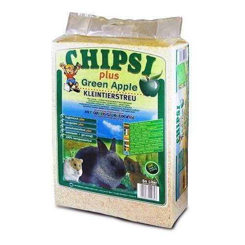 Rumegus pentru rozatoare, Chipsi Green Apple, 60 L
