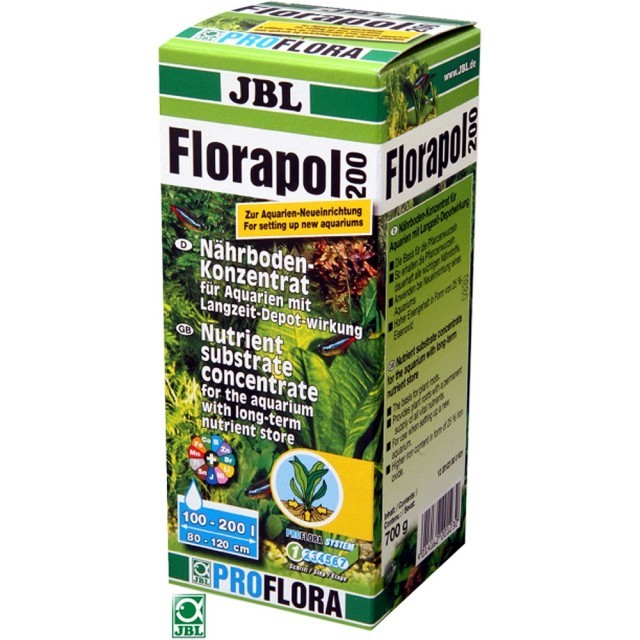 Fertilizator pentru plante acvariu, JBL Florapol 200, 700g