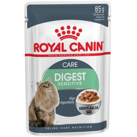 Hrana umeda pentru pisici, Royal Canin, Digest Sensitive, 85 g