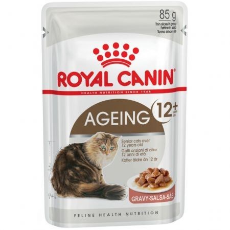 Hrana umeda pentru pisici, Royal Canin, Ageing +12, 85 g