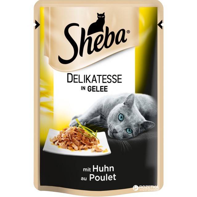 Hrana umeda pentru pisici, Sheba, Pui in Aspic, 85 G
