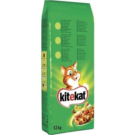 Hrana uscata pentru pisici, Kitekat, Vita & Legume, 12Kg
