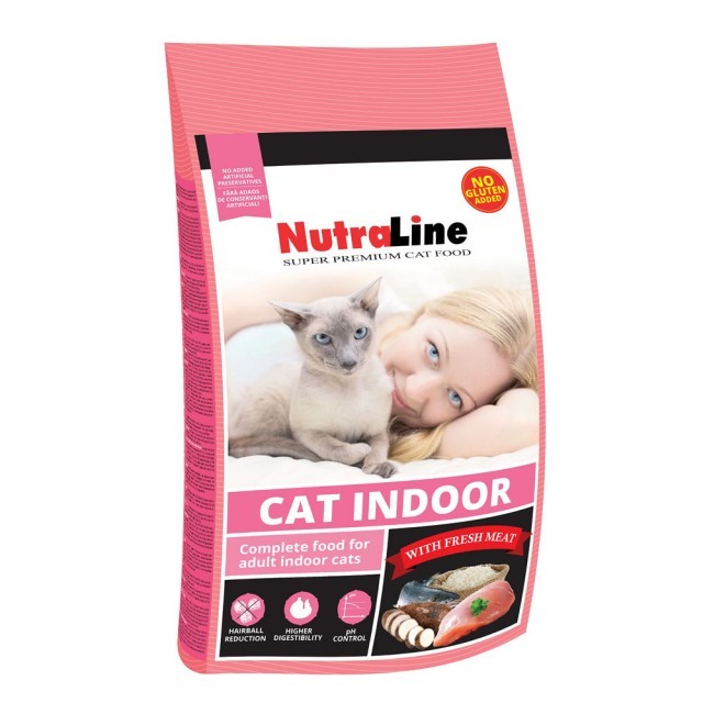 Hrana uscata pentru pisici, Nutraline, Indoor, 1.5 KG